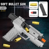 1:1 Model Splat Ball Gun Manual Shell Ejection Soft Bullet Toy Gun For Kids Pistol Weapons Range Ejecting Gel Blasters Gun Gift 2