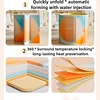 Adult Large Folding Bucket Portable Thermal Insulation Bathtub Adult Child Bath Bath PVC Material Free Installation 70 * 65CM 2