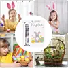 Easter Gifts Personalizeds Money Holder for Kids Gift Multifunctional Wooden Money Box Small and light Bunny Wallet supplies 2
