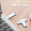 Lenovo 64TB 3.0 USB Flash Drive Metal High-Speed Pen Drive 2TB 128GB Waterproof Type-C Usb PenDrive For Computer Storage Devices 2
