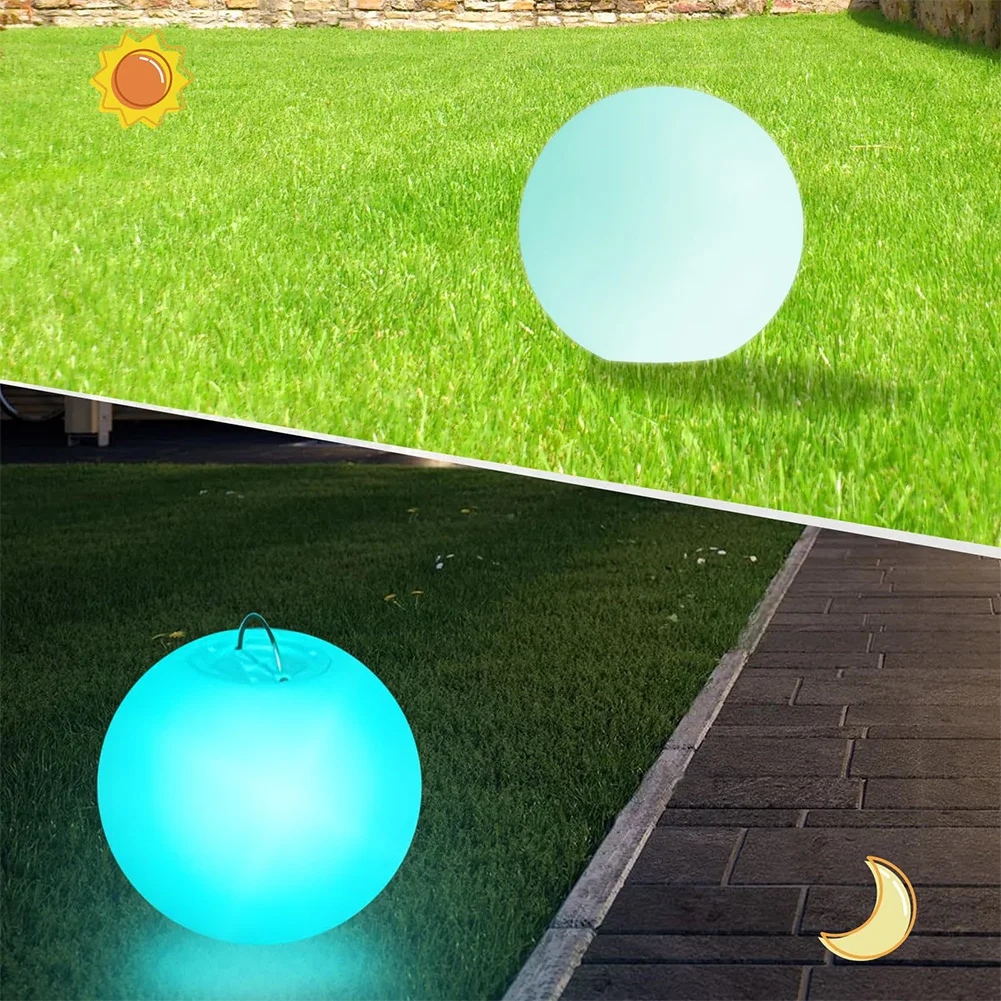 Swimming Pool Luminous Ball LED Glowing Ball Night Light IP68 Waterproof Floor Street Lawn Lamp Wedding Party Holiday Home Decor