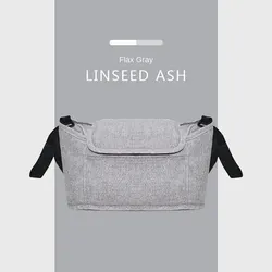 Deluxe Mommy Diaper Bag: Large Capacity Portable Organizer with Handles & Crossbody Strap (Grey)