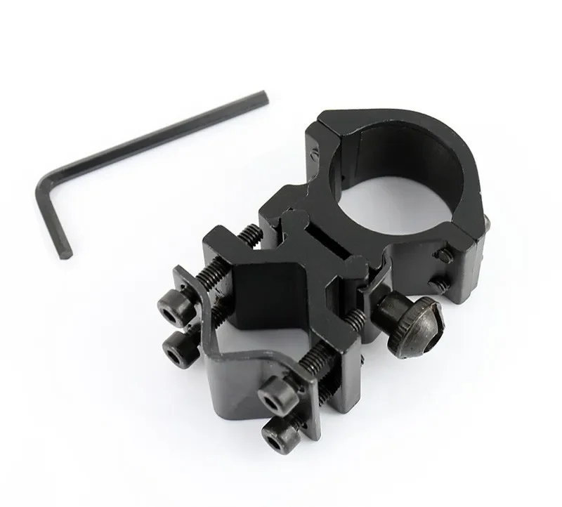 Description Picture 2 of itemUniversal Metal Rail Clip 25mm Ring 20mm Gun Mount Flashlight Laser Torch Bracket For 501B C8 Hunting Flash Light