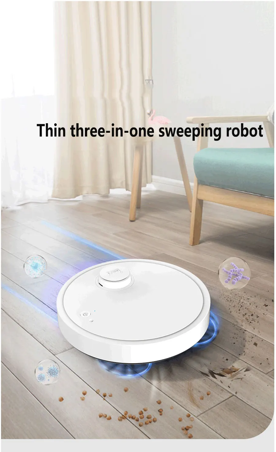 robô automático, casa inteligente, molhado e seco, 3 em 1, 2024