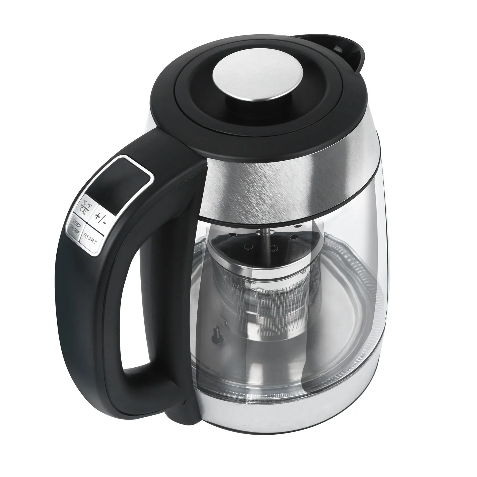 DEVISIB Electric Kettle Temperature Control 4Hours Keep Warm 2L Glass Tea Coffee Hot Water Boiler Food Grade 304 Stainless Steel