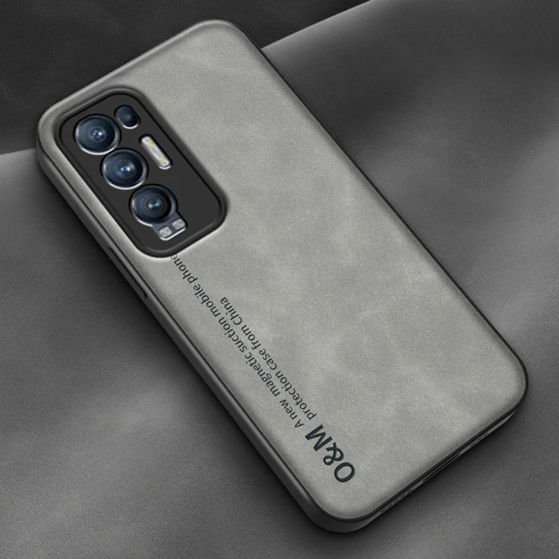 Prabangus magnetinis odinis telefono dėklas oppo_voghion.com
