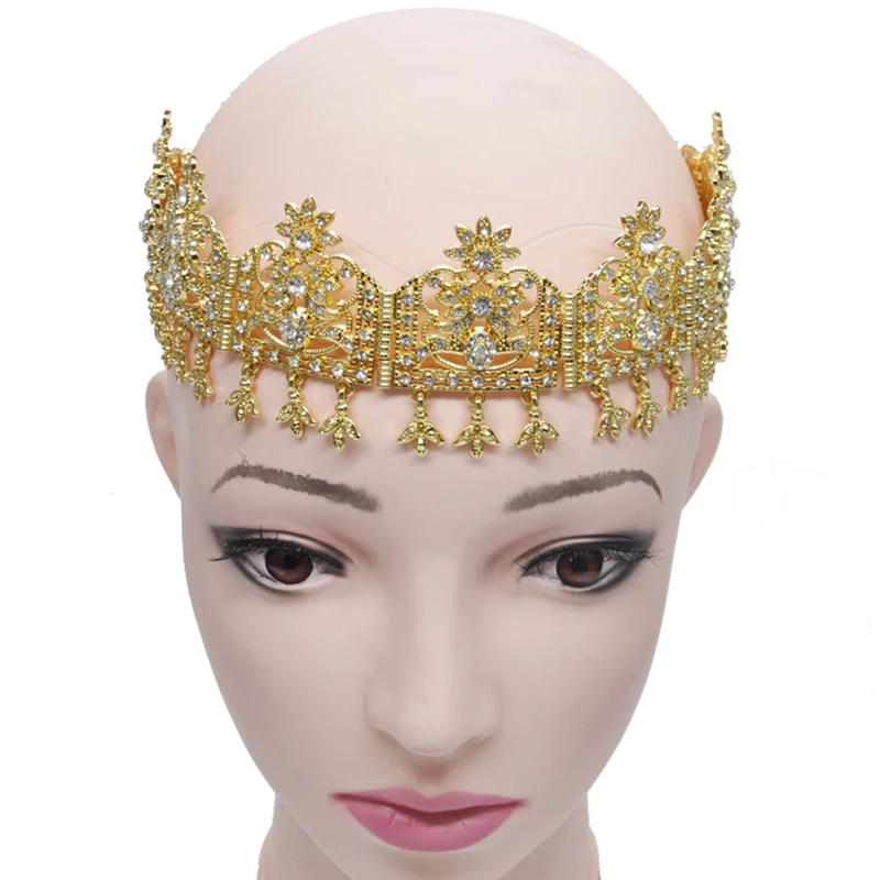 Gold Wedding Headband LUCE Tiara for Bride Trouwen Accessoires Haaraccessoires Kransen & Tiaras Luxury Crystal Headband Gold Bridal Headband Premium Quality Zircon Crystal Headband 