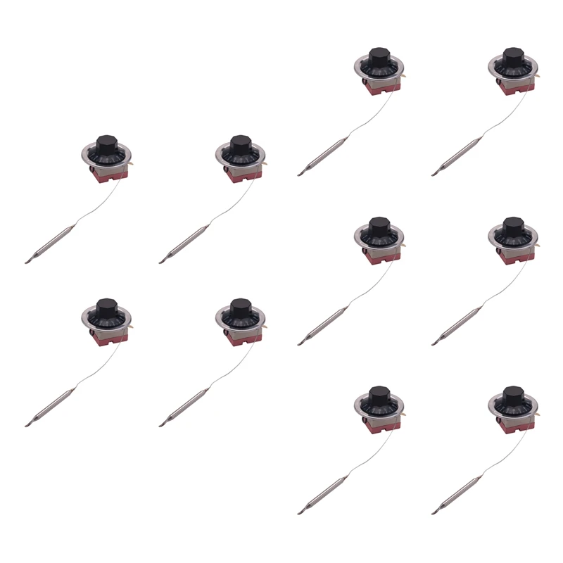 

10X AC 250V 16A 30-110C Temperature Control Capillary Thermostat For Electric Oven