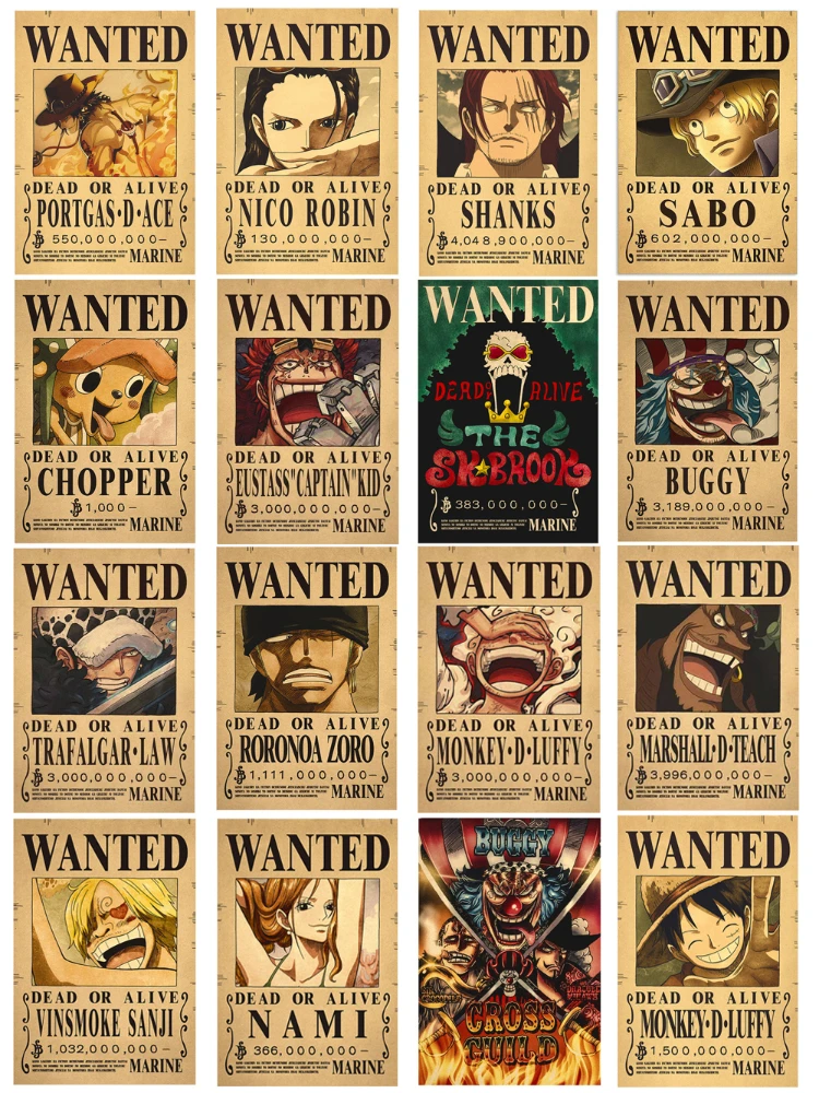 Luffy First Wanted poster