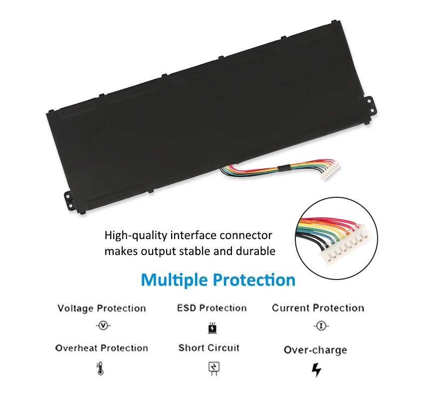 Bateria do Portátil Acer Aspire Aspire A31521 A31551 Es1 A114 A315 Kt.00205.004 7.7v 4810mah 37wh Kingsener-ap16m5j - Imagem 5