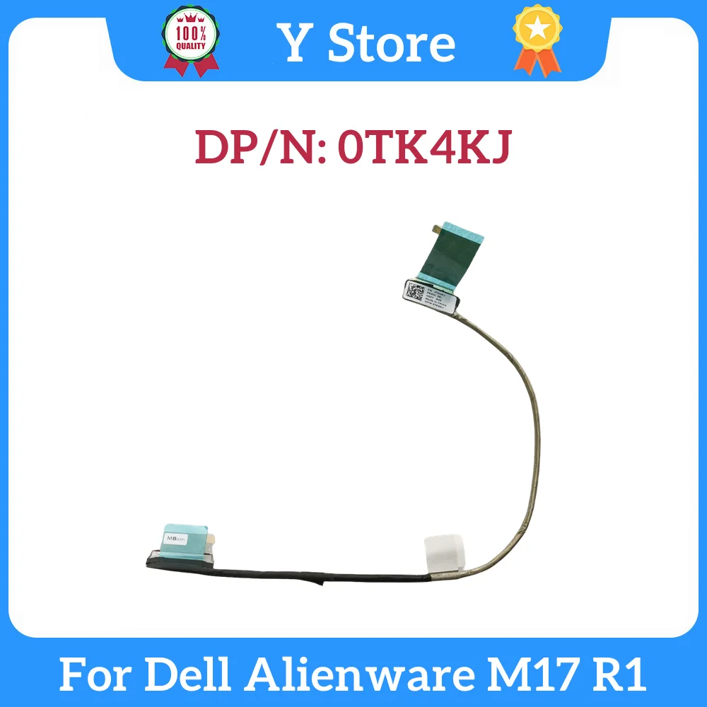 

Y Store новый оригинальный ЖК-кабель FHD для ноутбука DELL Alienware M17 R1 60 Гц 0TK4KJ TK4KJ ЖК-экран кабель Быстрая доставка