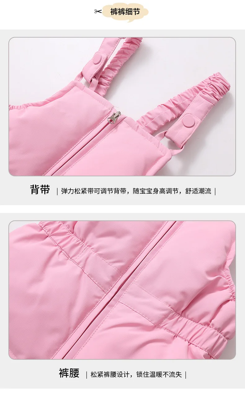 OLEKID 2025 Kinder Mädchen Winter 2 stücke Kleidung Set Echtpelz Baby Mädchen Unten Jacke Kleinkind Mädchen Overall 1-5 jahre Kinder Oberbekleidung – Detail 15