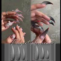 1Pc Dragon Claw 3D Acrylic Mold Nail Art Decorations  DIY Silicone Nail Templates Nail Mold 1