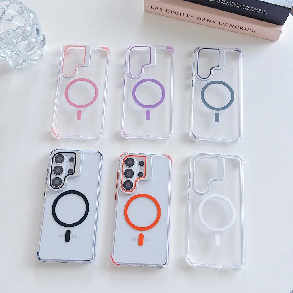 Magnetic Shockproof Clear Phone Protective Cover