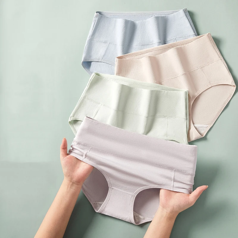 Grande taille M-5XL pièces/ensemble taille haute culottes femmes