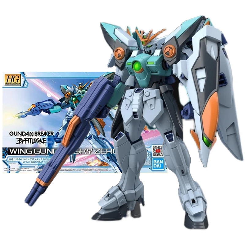 

Набор оригинальных моделей Bandai Gundam, Аниме Фигурки HG 1/144 Gundam Breaker Wing Sky Zero Gunpla, Аниме фигурки, игрушки для детей