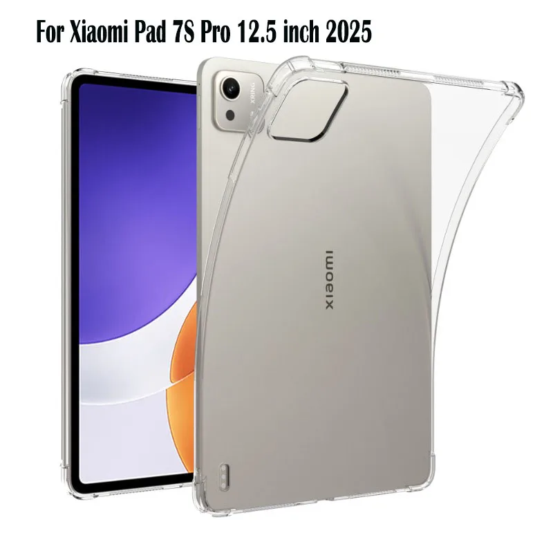 Thickened Soft Airbag Transparent Cover - TPU Protective Tablet Shell