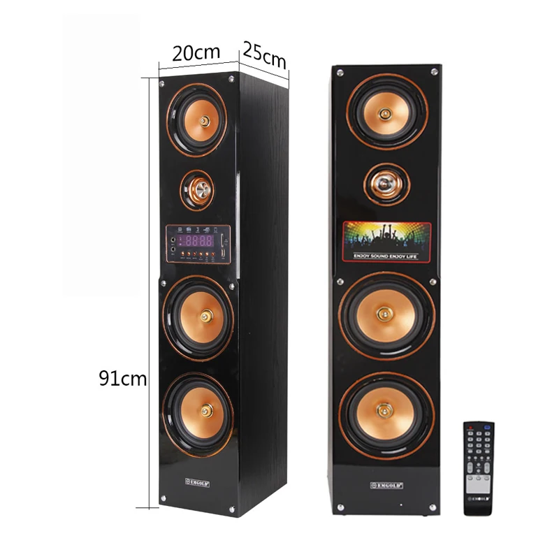6.5 Inch High-power Floor-standing Three-way Speaker 200W with Dual Bass Home Theater Hifi Fever KTV Speaker High Fidelity Audio