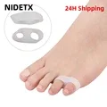 Großhandel 2 stücke = 1 paar Neue Schutz Zehen Separator Geeignet Bunion Corrector Material Weiche Gel Haarglätter Spacer Pflege werkzeug – Detail 22
