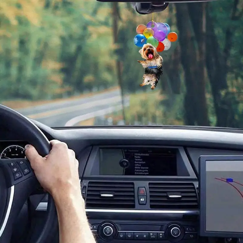 

Автомобильный кулон, практичное украшение для интерьера, подвесной красочный шар, щенок, автомобиль, подвесная игрушка, подарок, украшение автомобиля, аксессуары, милая собака