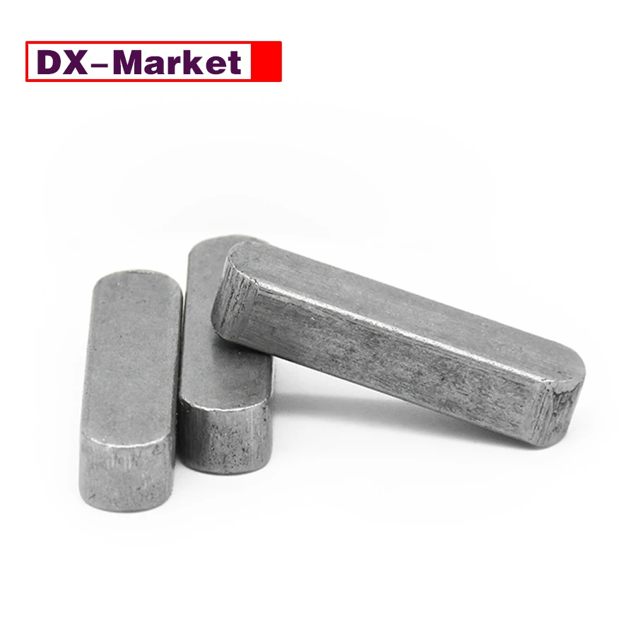 

M5 Gr2 Titanium Round-ended Feather Keys,A-type Corrosion Resistant Locking Sunk Pins,E025