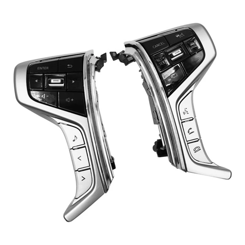 

For Mitsubishi PAJERO SPORT 2015-2022 Outlander Delica L200 Cruise Control Switch Steering Wheel Multimedia Audio Button