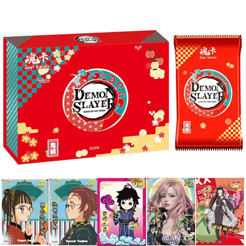 New Demon Slayer Cards Infinite Train Ssp Card Diamond Rare Card Tanjirou Kamado Nezuko Character Anime Collection Card Toy Gift