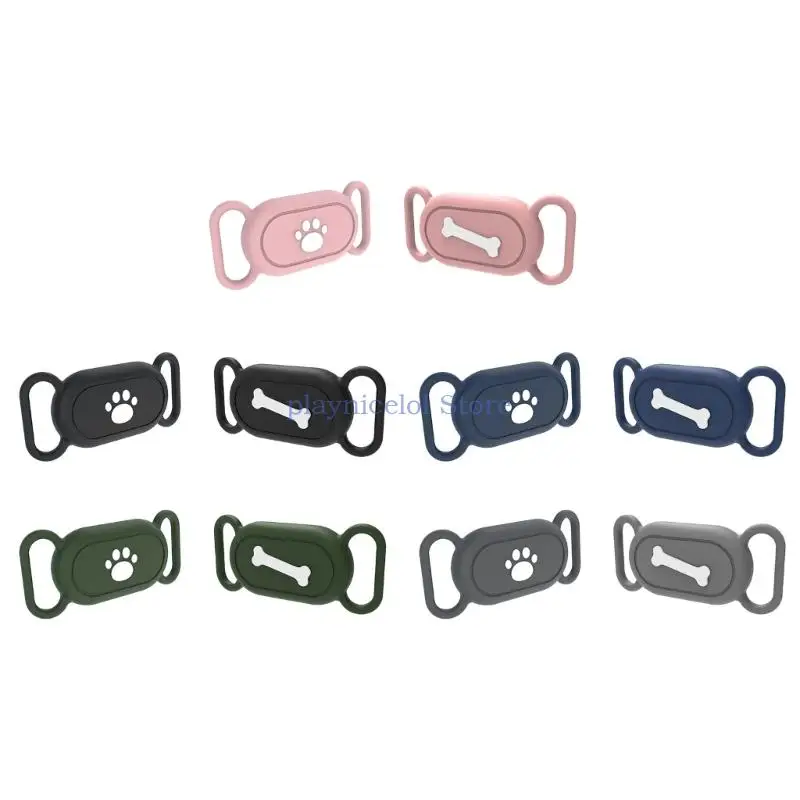 

Pet Locator Protective Cover Shockproof Silicone Case Washable Housing Shells Anti-lost Protector for Smarttag 2
