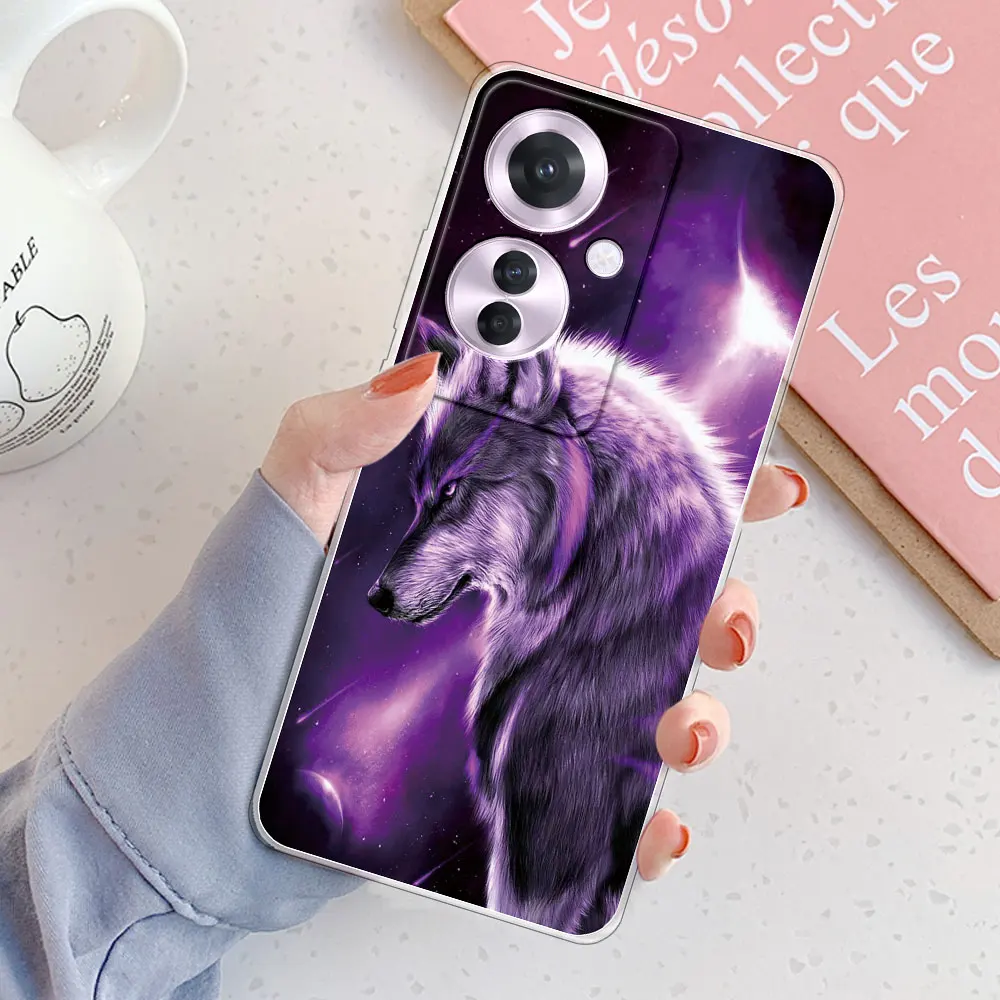 Shockproof Clear Soft Silicone Phone Case for OPPO Reno11 F 5G and Oppo F25 Pro 5G