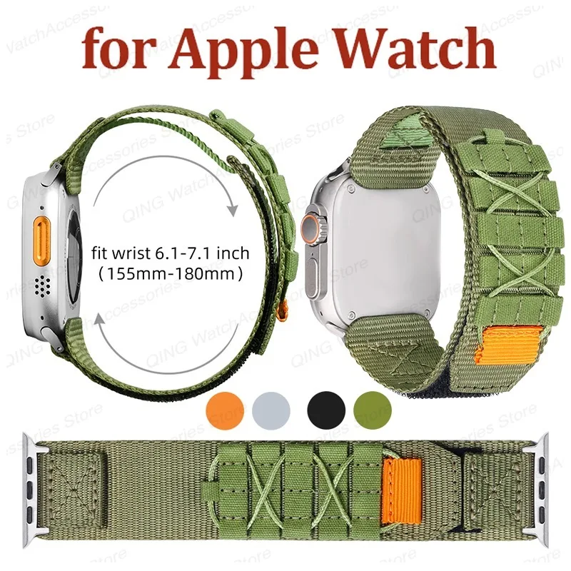 

Ремешок нейлоновый для Iwatch 8 9 7 6 5 4 SE 40 мм 41 мм 38 мм