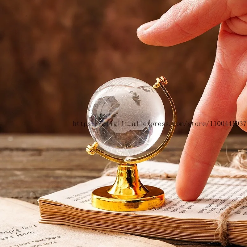 Instagram-Style Transparent Crystal Globe Decorative Accent