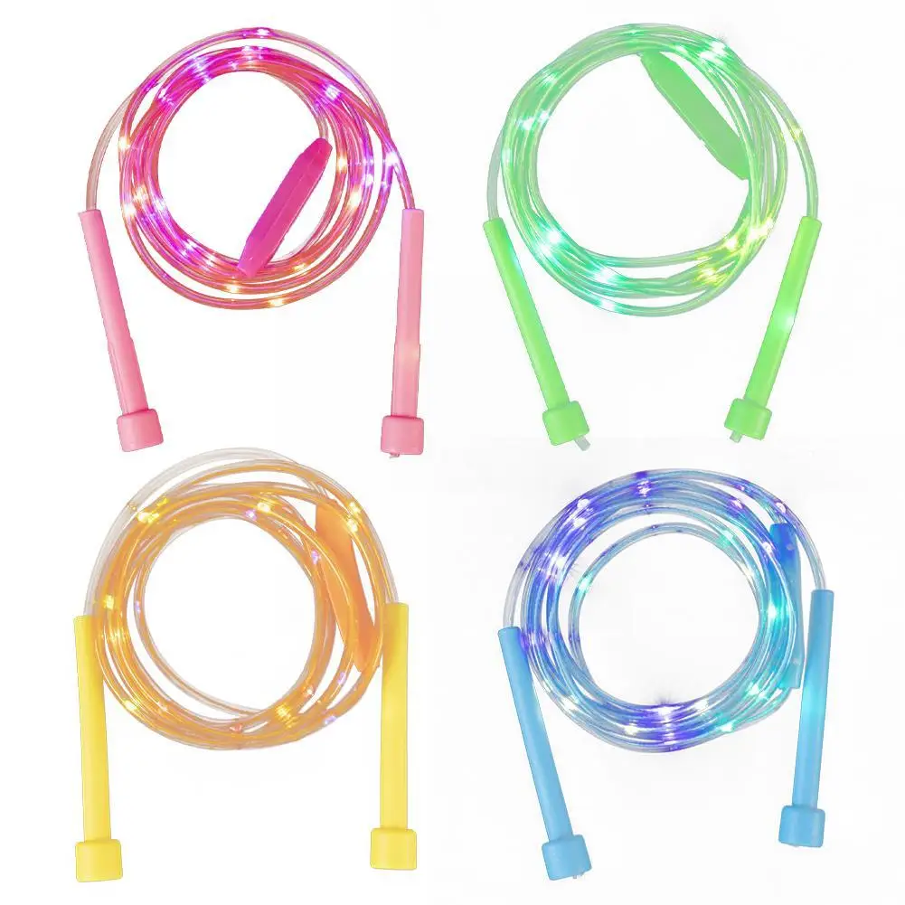 Jump rope Luminous Jump Rope LED Glowing Jump Rope for Children Light Up Jumping for Physical Exercise Q1M7