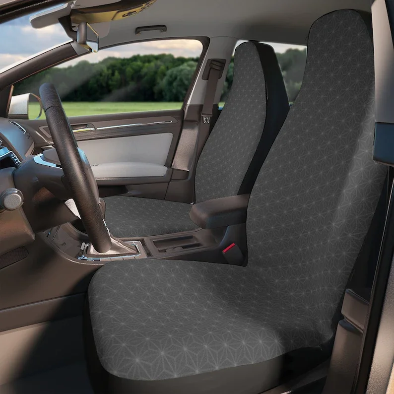 

Gray Diamond Car Seat Covers | Custom