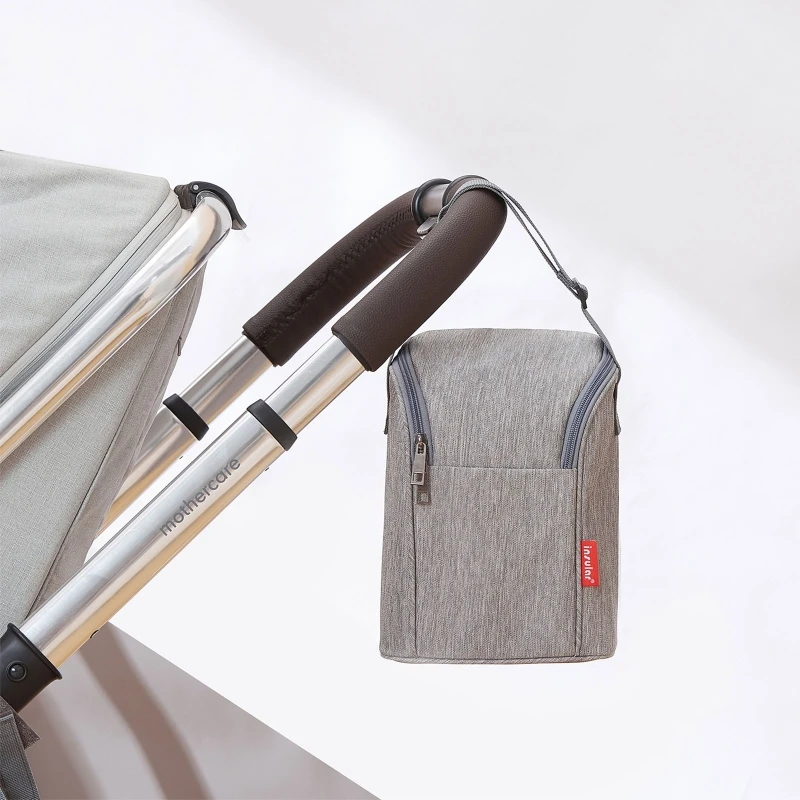 Baby Bottle Bag Reusable Baby Bottle Tote Bag Breastmilk Storage Bag Waterproof Lunch Food Bag for Nursing Mom Daycare 2