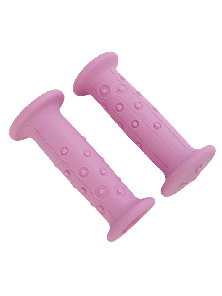 Cat Scratcher Design Bike Grips - Pink Non-Slip Handlebar Grips For Kids
