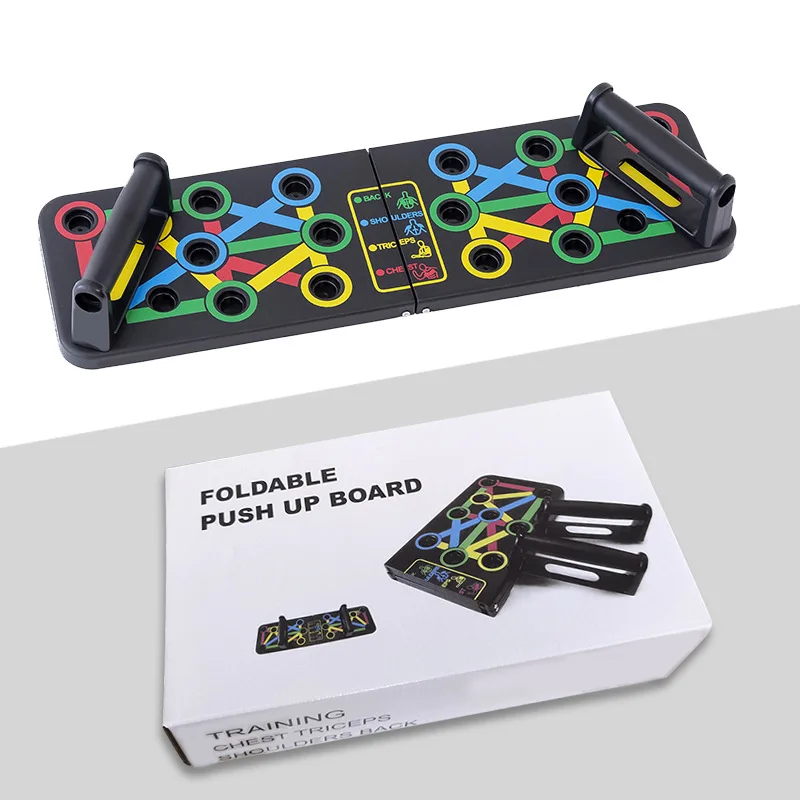 Multifunction Push Up Board Foldable Fitness Stand Abdominal Chest Arm Back Muscle Training Home Gym Body Buliding Portable