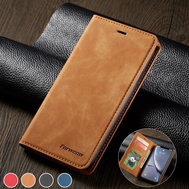 S10 SM-G973F Case For Samsung S10 Leather Flip Wallet