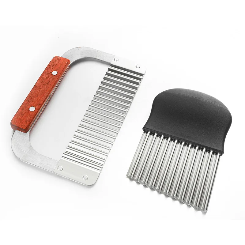 Vegetable Cutter 1Pcs Multi Purpose Cooking Tool Chopping Knife Vegetable Chopper Wavy Shape French Fries Cutter Kitchen Gadgets