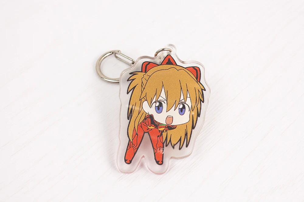 bumblebee transformer toy New EVA Key Chain Cute Rei Acrylic Key Chain Anime Evangelion Anime Kawaii Ray Ayanami Pendant Toys Christmas Gift For Kids anime action figures