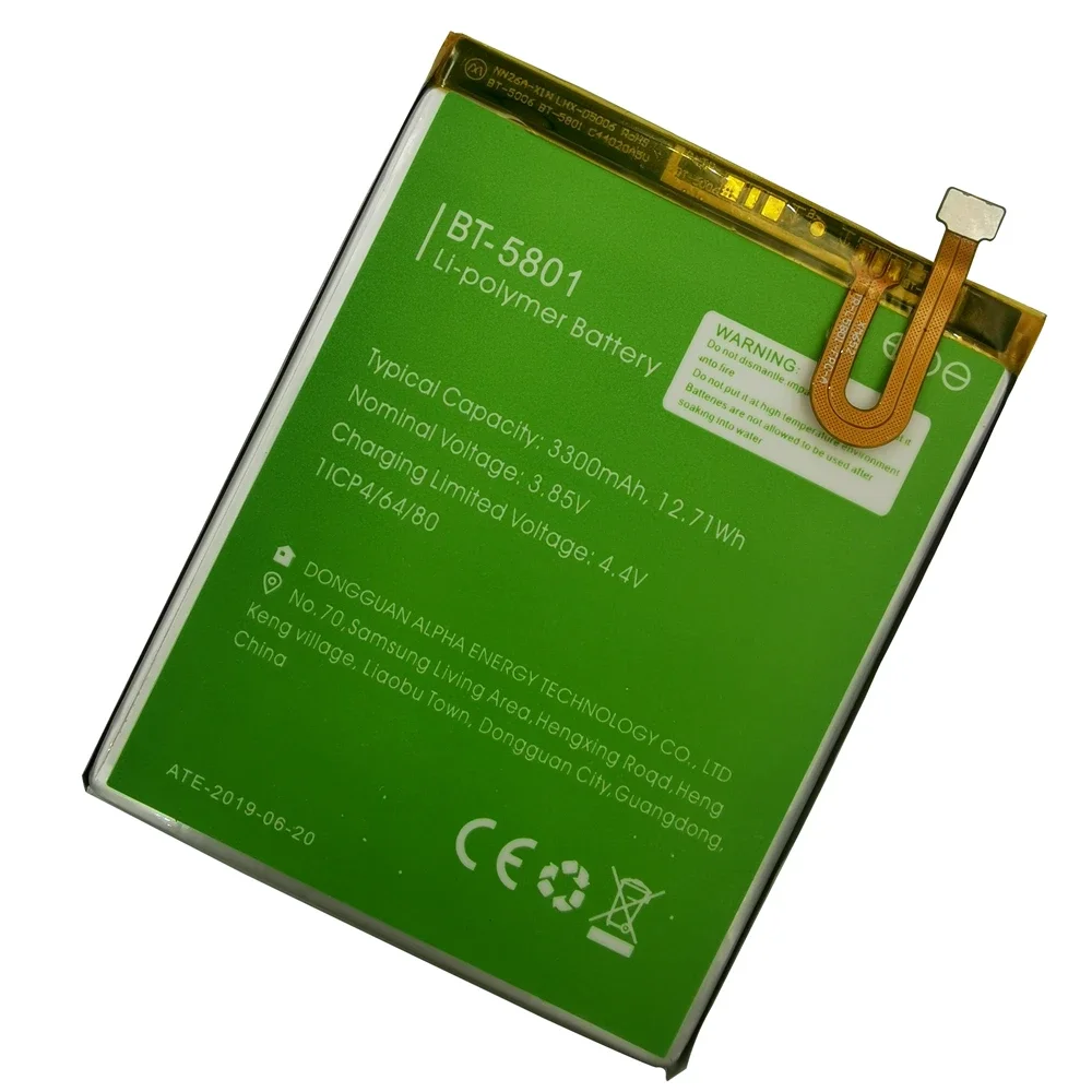 100% Original 3300mAh BT5801 Battery For LEAGOO S9 S 9 BT-5801 Smart Mobile Phone Battery Batteries Batteria