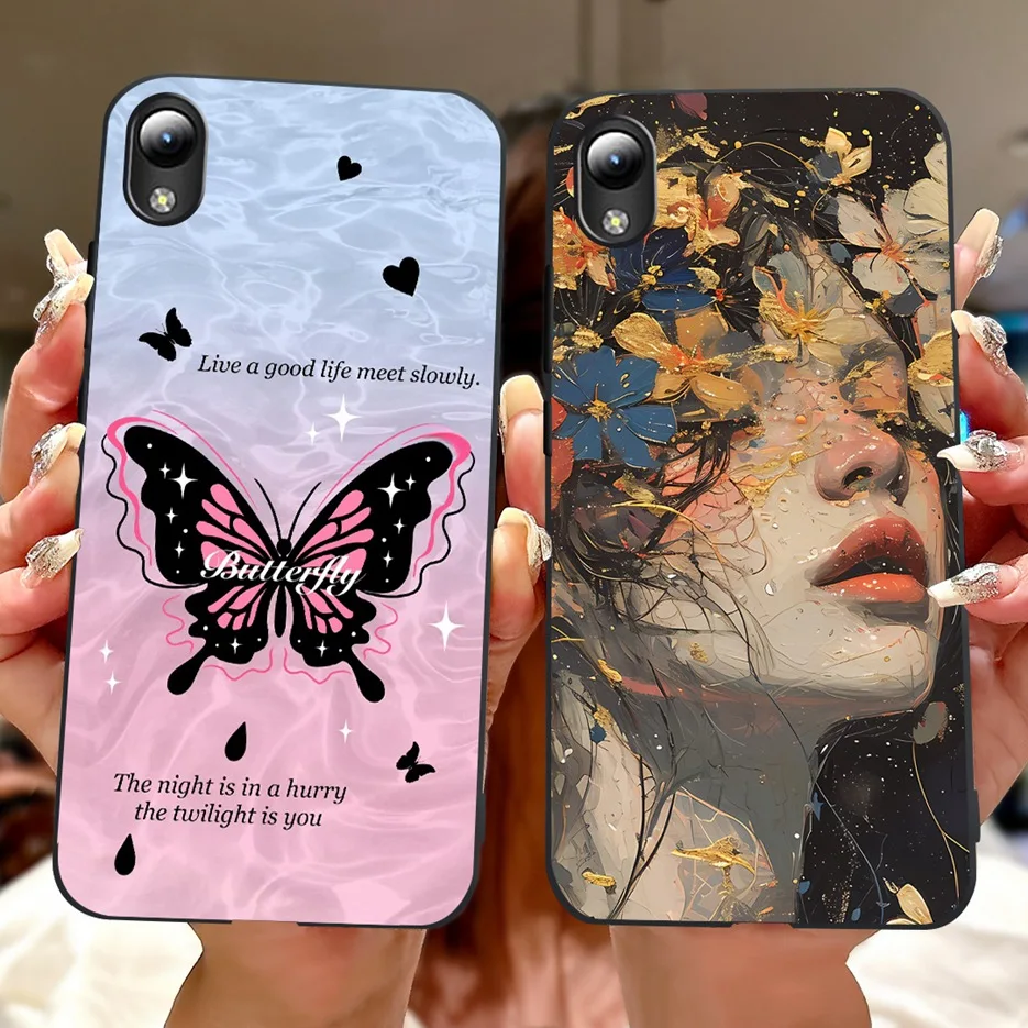 Stylish Painted Soft Silicone Phone Case Cover
