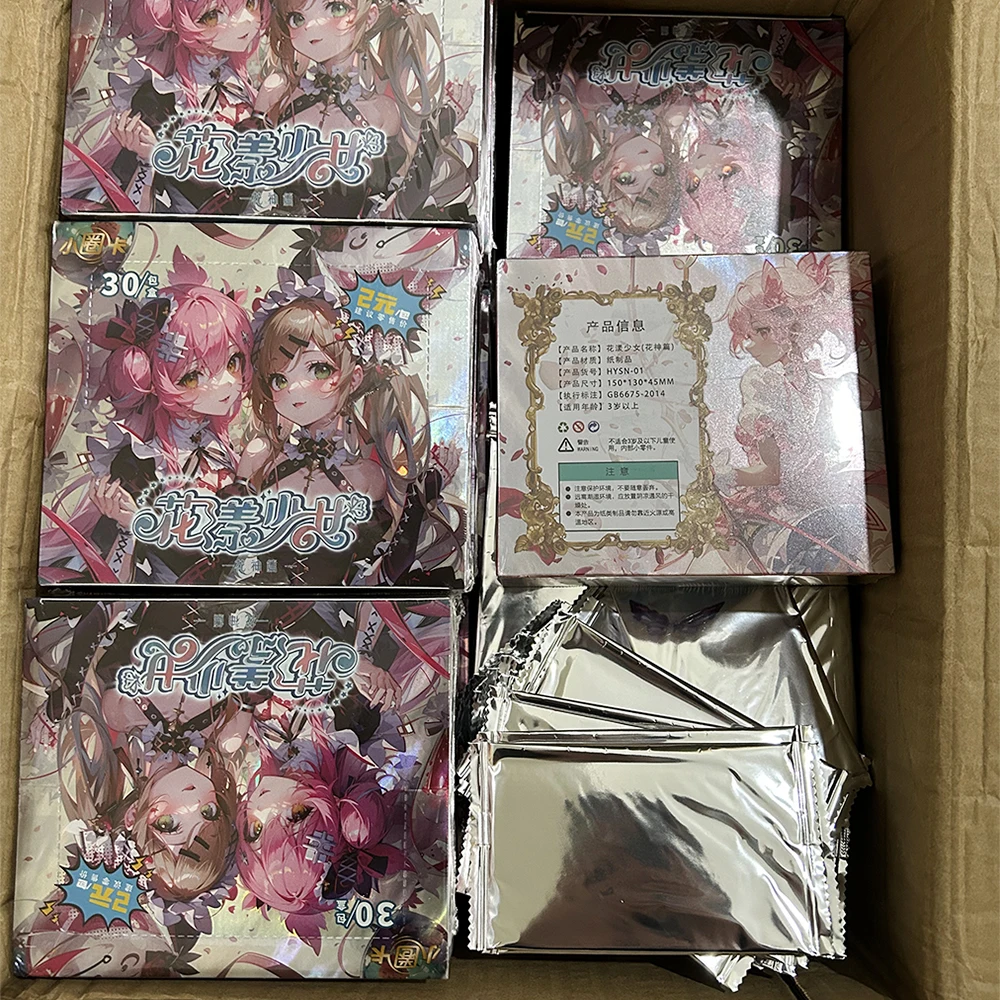 New Goddess Story Flower Girl Collection Cards Booster Box Tcg Anine Goddess Game Card Child Kids Table Toys For Gift