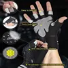 Unisex Half Finger Cycling Gloves Anti-Slip Breathable Gym Exercise Wristband Cycling Accessories for Men And Women 3