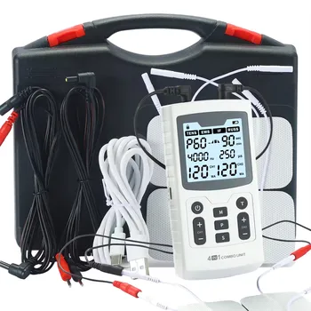 60 modalità di massaggio Stimolatore muscolare elettrico 4 in 1 Combo Terapia fisioterapica 4000Hz EMS IFC RUSS TENS Elettrostimolatore a impulsi 1