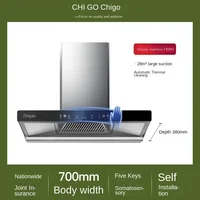CHIGO Euro-style Top Suction Range Hood for Home Kitchen with Powerful Extraction 220V 70CM 2