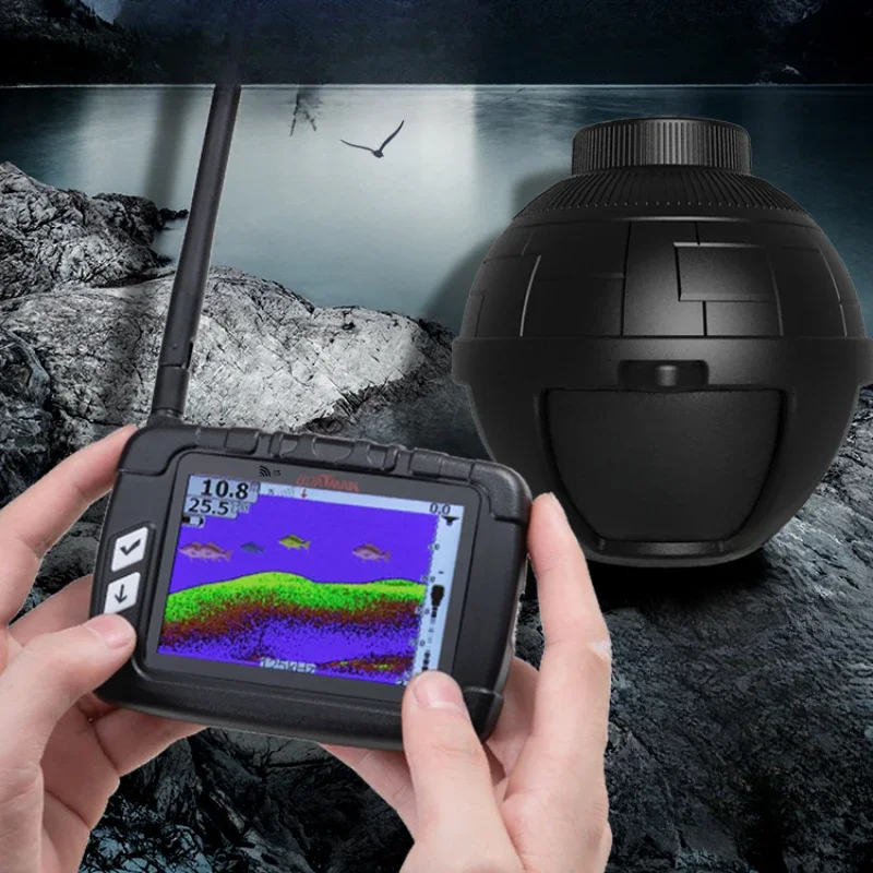 

Probe sonar fish detector wireless marine sonar fish detector fishing artifact black technology ultrasound