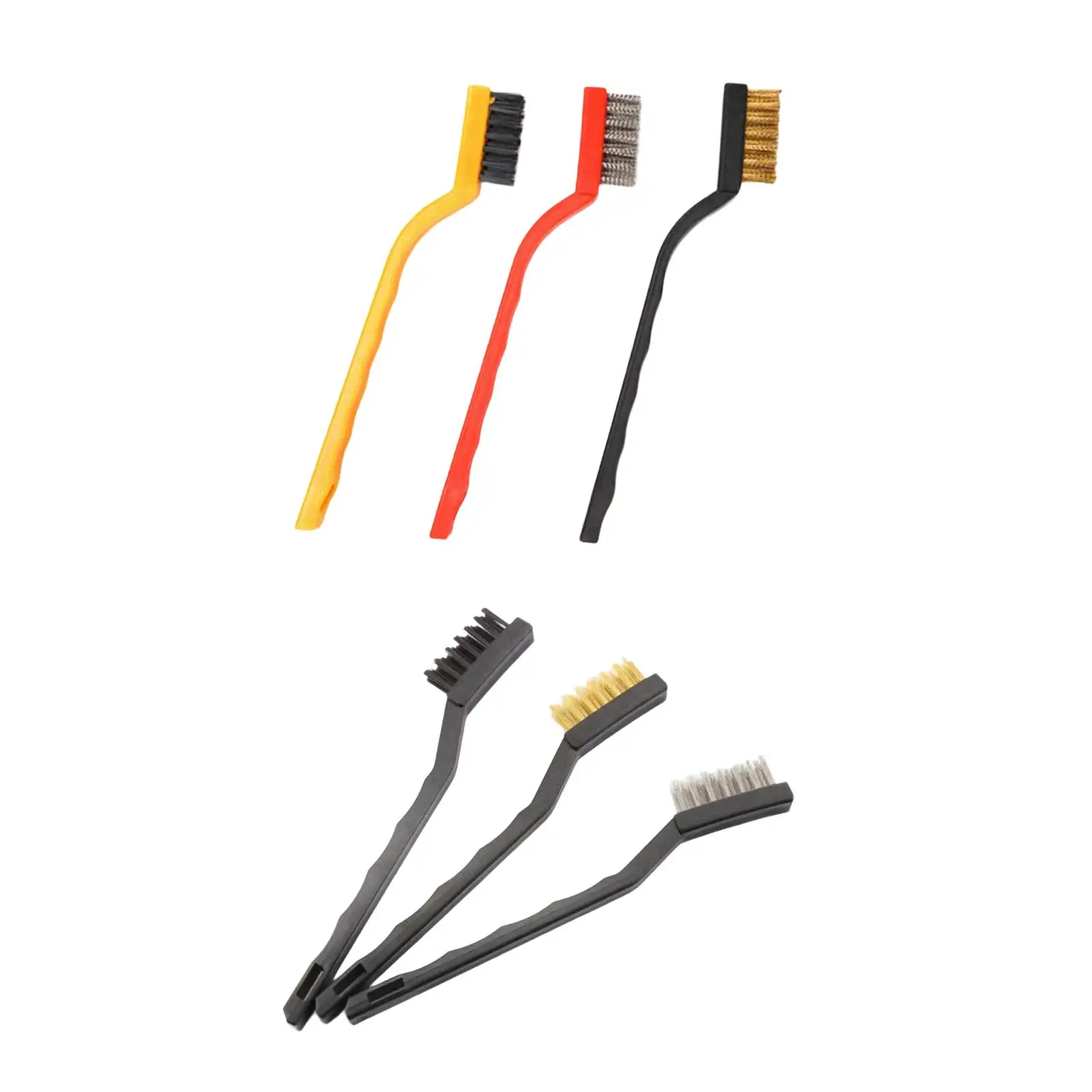 

Набор из 3-х проволочных кисточек, Легкая Лампа для удаления краски, ржавчины, шлаков, грязи, кухни, удаления ржавчины