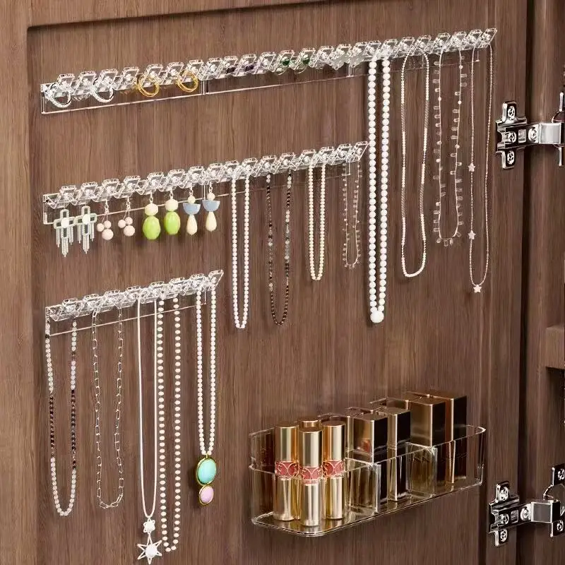 3/6/12/18pcs Necklace Storage Rack, Bracelet And Earrings