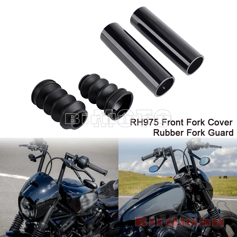 Accessori Moto In Alluminio Copertura Forcella Anteriore Hock Assorbimento Shock Boots Per Harley Nightster 975 Rh975 Rh 975 2022 2023