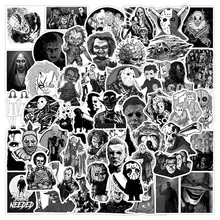 

10/30/50PCS Horror Movie Thriller Character Waterproof Graffiti Sticker Car Trolley Case Scooter Water Cup Sticker Wholesale